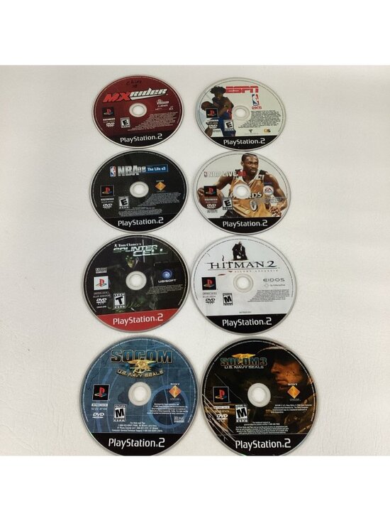 Other - Sony PS2 Playstation Loose Video Game Bundle Hitman NBA Socom Splinter Cell Lot